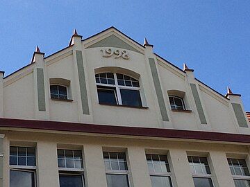 Detail of facade gable