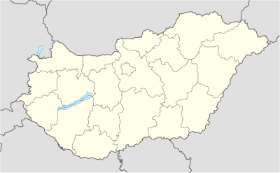 Location of teams in 2017-18 Országos Bajnokság I