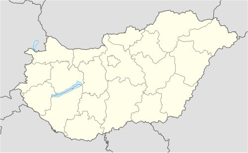 2010–11 Nemzeti Bajnokság II (rugby union) is located in Hungary