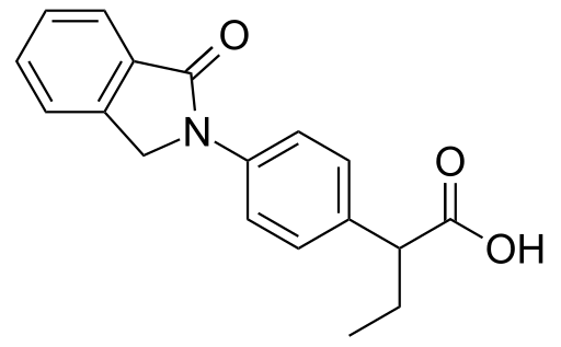 File:Indobufen structure.svg