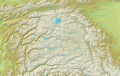 Demis map of Pamir.