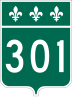 Route 301 marker