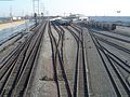 Image 42Yard for Amtrak equipment, located next to the Los Angeles River. The two tracks on the left are the mainline. (from Rail yard)