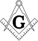 Standard image of masonic square and compasses