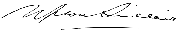 File:Upton Sinclair signature.svg