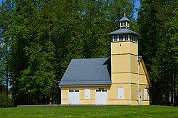 Former fire shed in Võõpsu