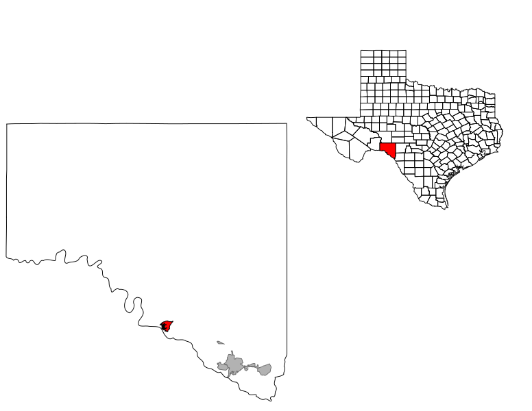 File:ValVerde County BoxCanyonAmistad.svg