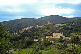 The chateau and surrounding buildings in Le Vivier