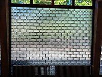 Glass blocks in the form of bricks in the school in Bernau.