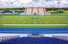 View from the home side bleachers