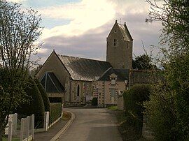 The church and town hall in Vacognes