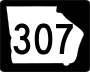 State Route 307 marker