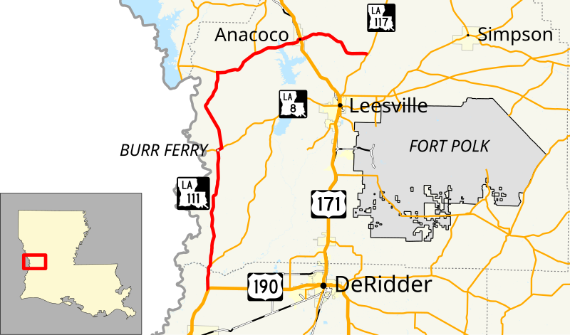 File:LA 111 map.svg