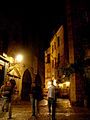 Sarlat french medieval city by night