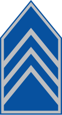 Rank insignia of a US Air Force Junior ROTC Cadet Captain