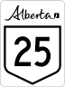 Highway 25 marker