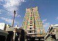 Image 23The large gopuram is a hallmark of Dravidian architecture (from Tamils)