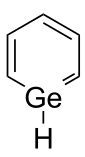 Skeletal formula of germabenzene