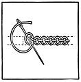 Knotted chain stitch