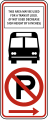 R7-107b No parking, bus stop with transit pictograph