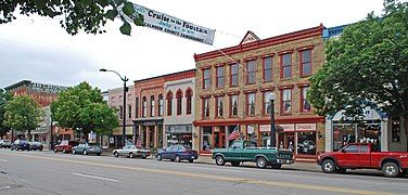 Michigan Avenue downtown Marshall, part of the Territorial Road