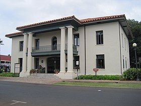 Old Lahaina Courthouse prior to being gutted by fire in 2023