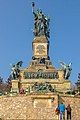 The Niederwald Monument near Rüdesheim at Rhine River