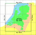 Area of use for Dutch Geodetic Rijksdriehoeksstelsel