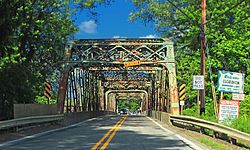 Adams Street Bridge over French Creek. This bridge was replaced in late 2015.