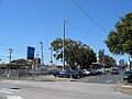 Station carpark and entrance to Platform 1, November 2007