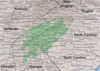 Symphyotrichum retroflexum native distribution map