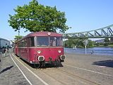 Railcar set on the junction line