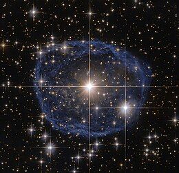 Blue bubble in Carina