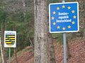 German border sign