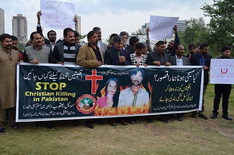 File:Christians Demonstration Pakistan.jpg