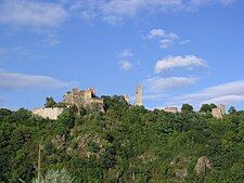 Cornstejn Castle from the SW