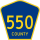 County Route 550 Spur marker