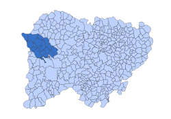 Location in Salamanca