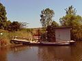 Image 7Wood-heated floating sauna on the farm pond (from Iowa)