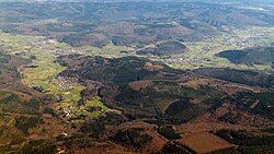 The southern part of the municipality, seen from the southwest