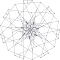 Alternative drawing of the Ljubljana graph.