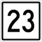 Provincial Route 23 shield}}