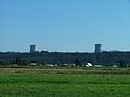 The abandoned cooling towers at Satsop, Washington