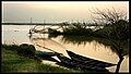 Boats on the river at Shimurali, Nadia district