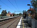 Southbound view from Platform 1, November 2007