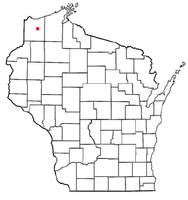 Location of the Town of Bennett, Wisconsin