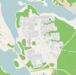 Map of Björkskatan, from OpenStreetMap