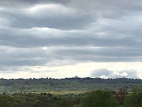 Mountains, seen from Bristol, near the Burlington border