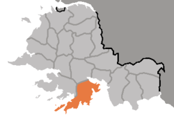 Location of Kangryŏng County