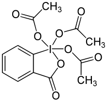 Chemical structure of the Dess-Martin periodinane